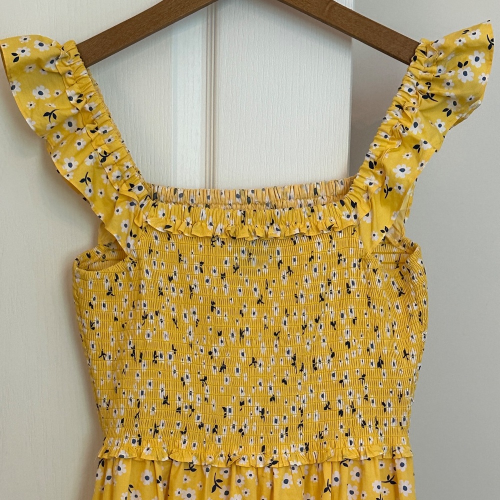 Kate Spade Flutter Sleeve Tiered Midi Sundress Size Small - Picture 8 of 8
